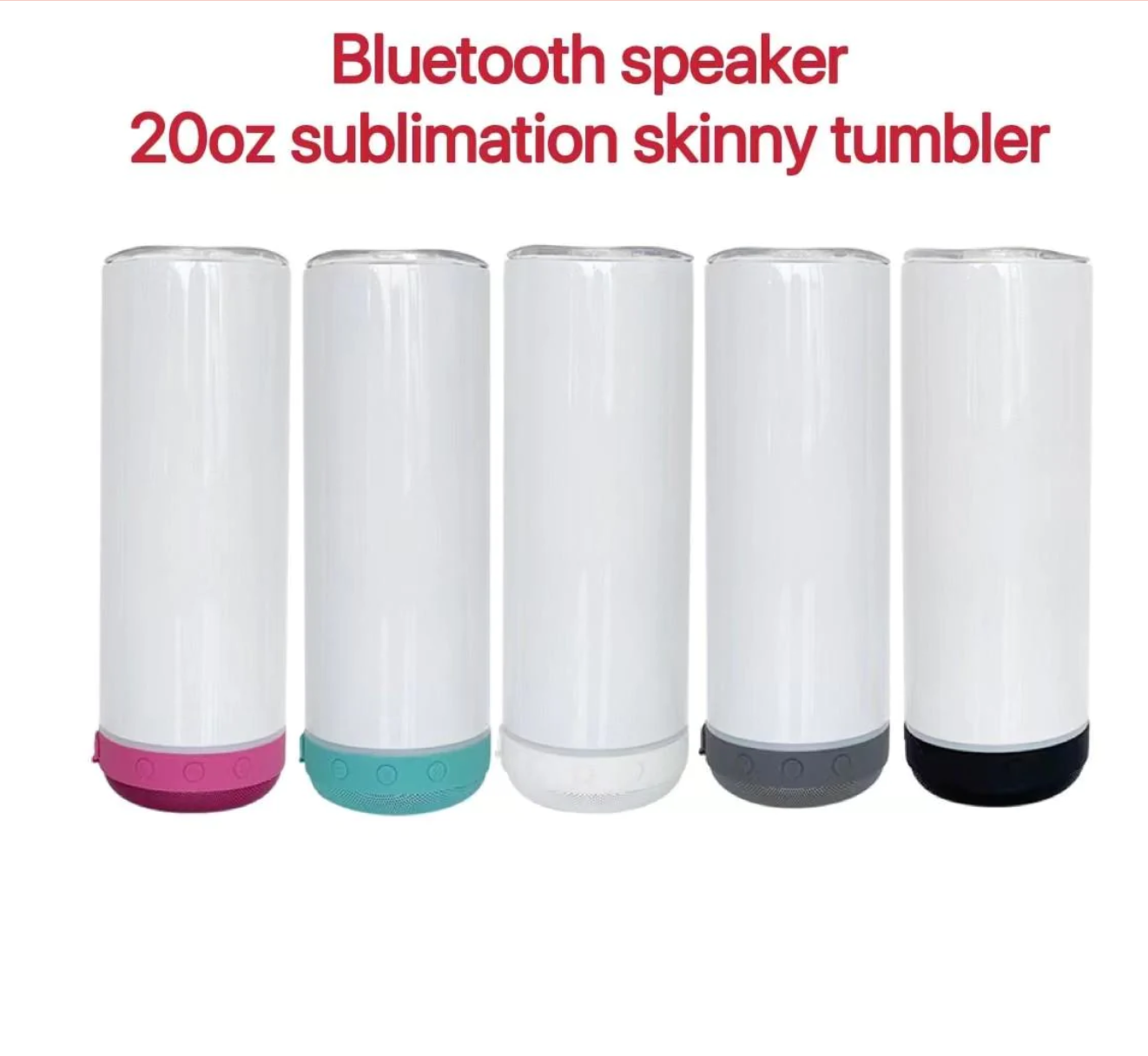 20 oz Waterproof Speaker Tumblers